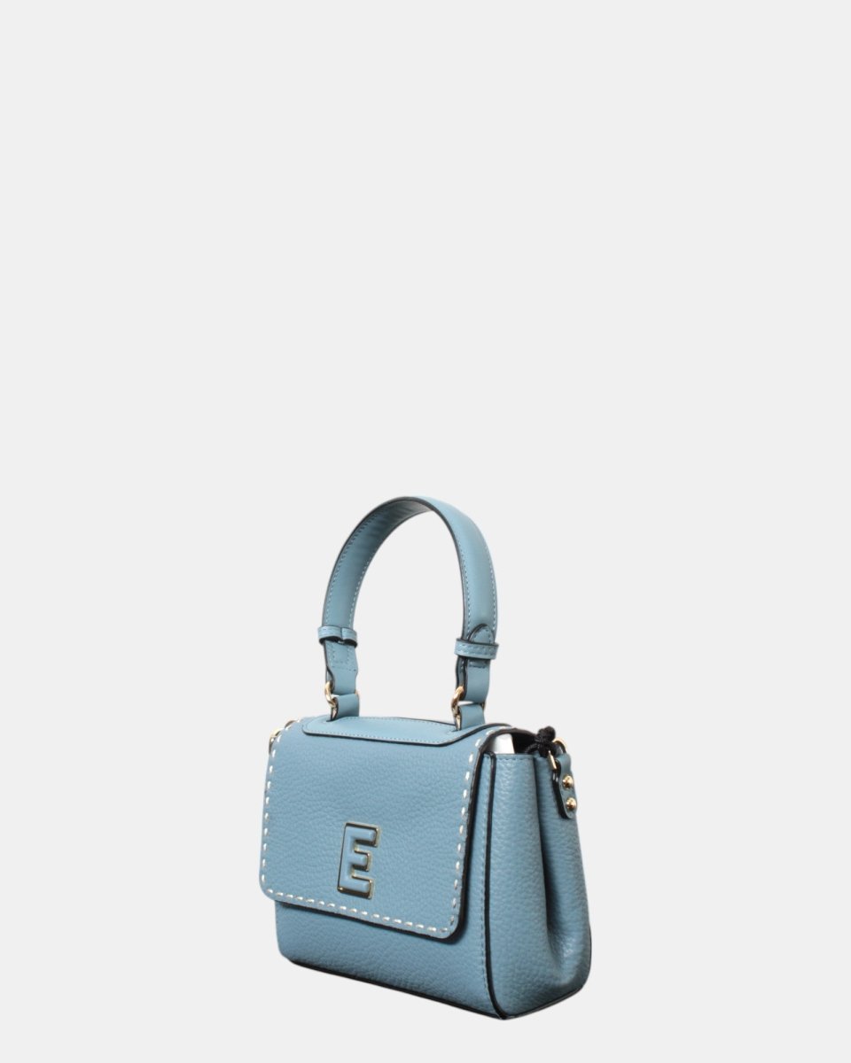 BORSA ERMANNO SCERVINO MOD. MINI FLAP EBA - LIGHT BLUE - 10Decimi