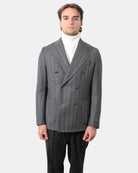 BRERAS MILANO - Blazer Doppiopetto Grigio - 10Decimi