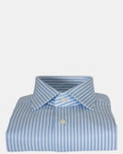 CAMICIA GRIGIO COLLO FRANCESE - 620 CELESTE - 10Decimi