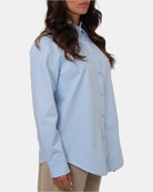 CAMICIA MAX MARA LEISURE MOD. ANTILLE - 002 AZZURRO - 10Decimi