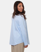 CAMICIA MAX MARA LEISURE MOD. ANTILLE - 002 AZZURRO - 10Decimi