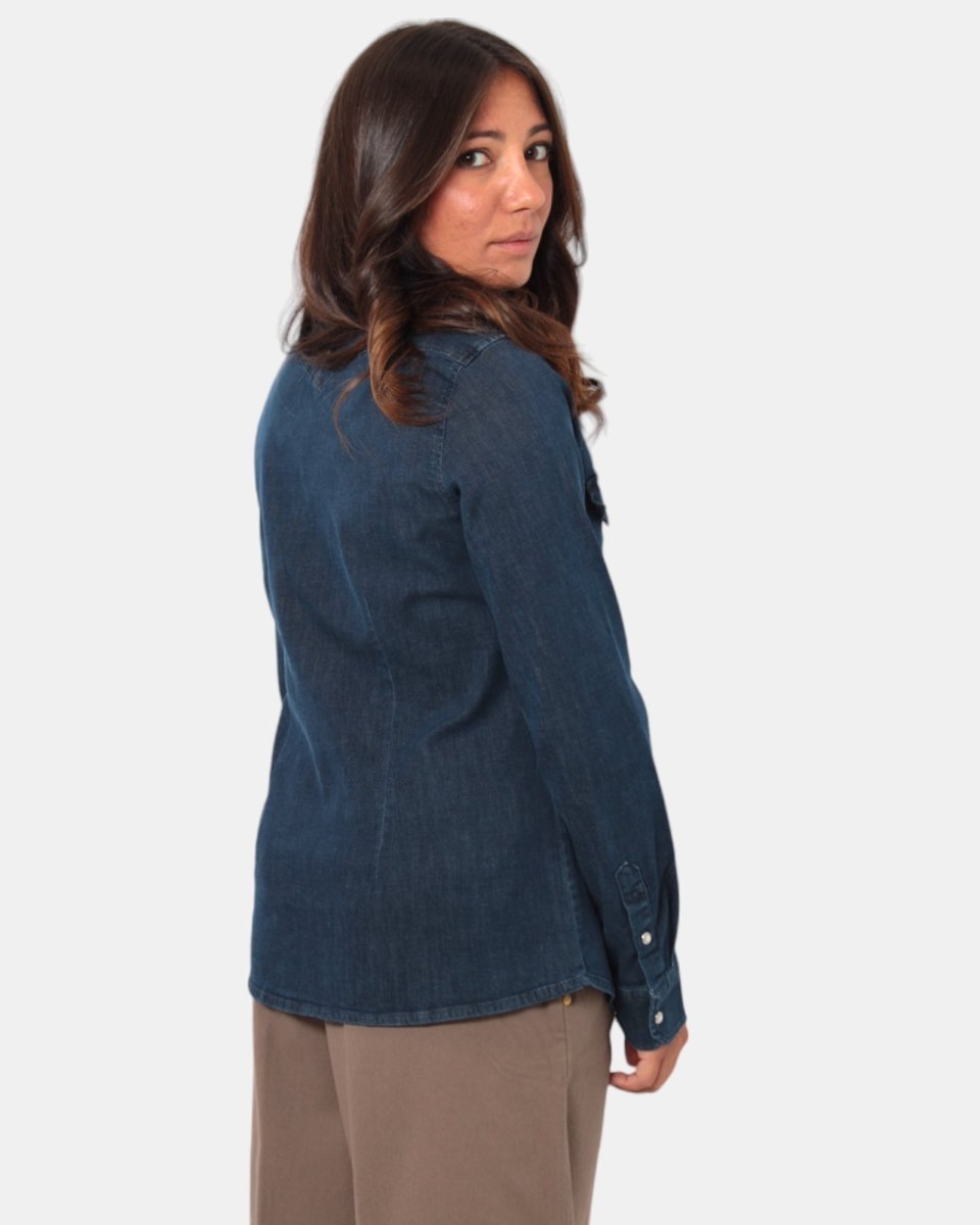 CAMICIA RE - HASH IN JEANS MOD. TEAGAN - BLUE - 10Decimi