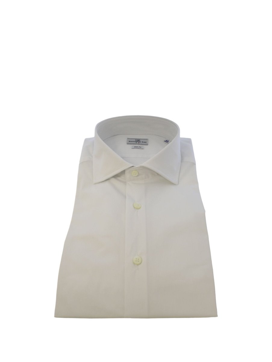 CAMICIA UOMO MOD. MATERA SLIM W001 BIANCO - 10Decimi