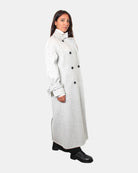 CAPPOTTO LIVIANA CONTI - GRIGIO CHIARO - 10Decimi