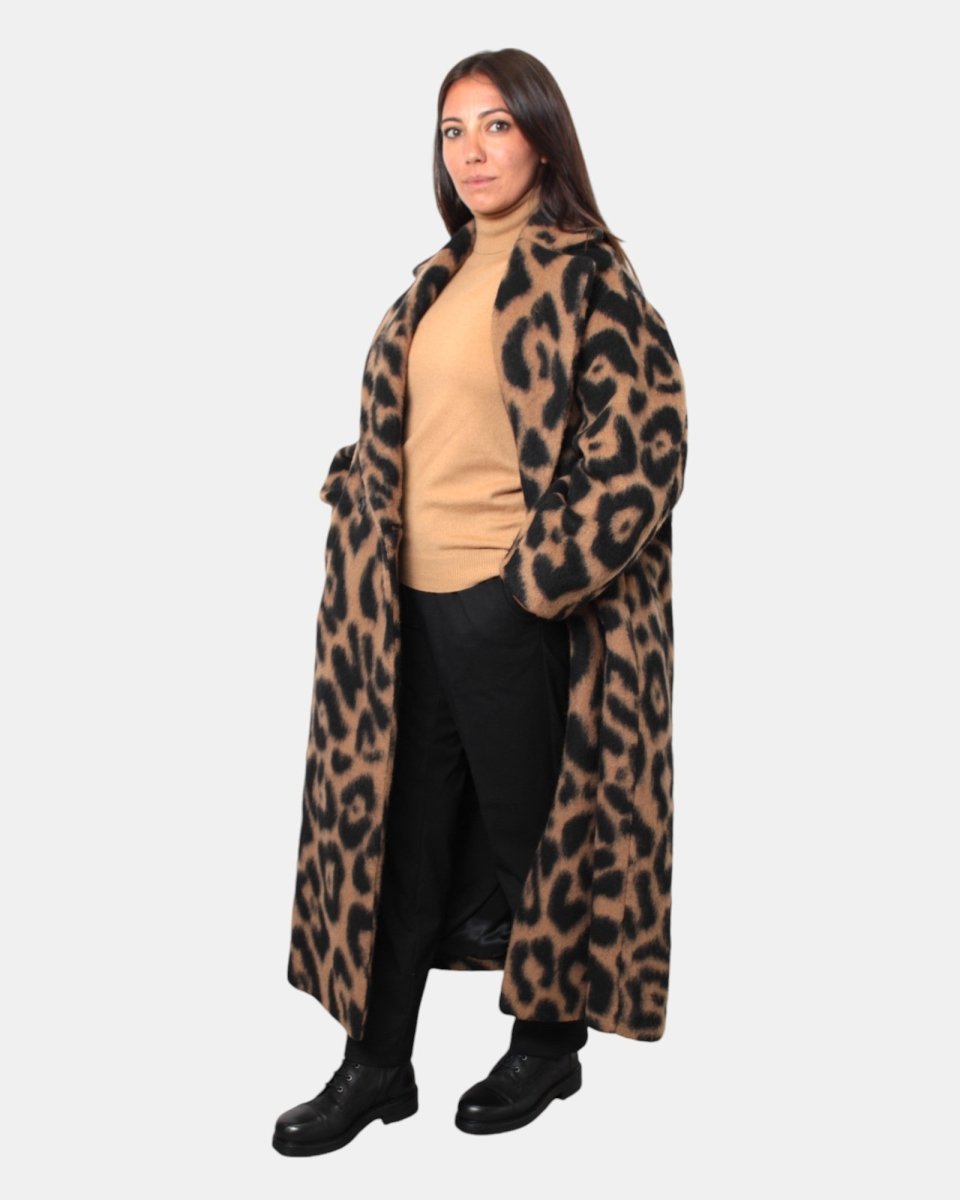 CAPPOTTO MEIMEI J - J2610 JACQUARD COCOA/NERO - 10Decimi