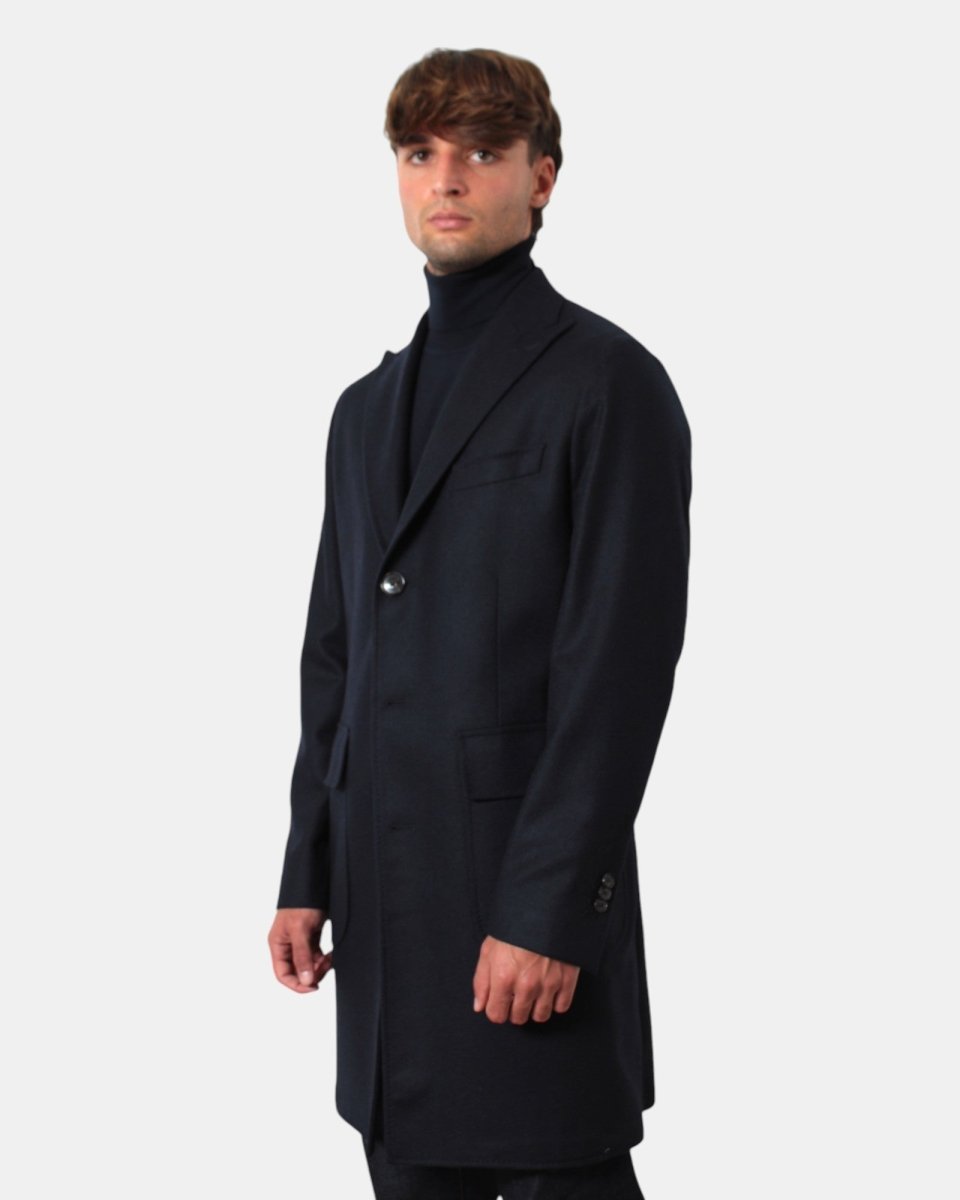 CAPPOTTO MONOPETTO BOLLANI NAPOLI - 73 BLU - 10Decimi