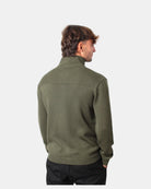 CARDIGAN CON ZIP E COSTE DANIELE FIESOLI - 40 GREEN - 10Decimi