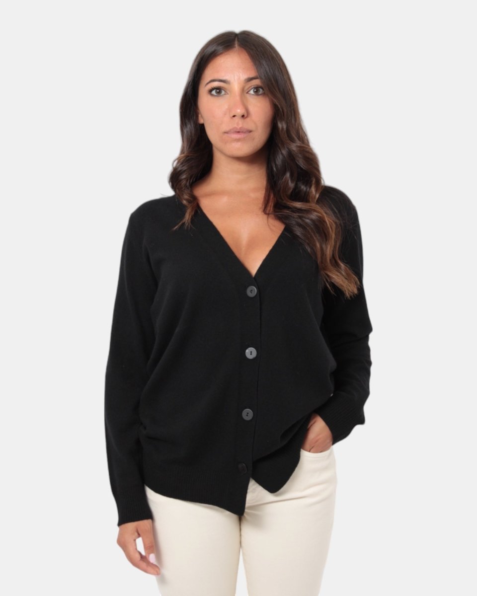 CARDIGAN KANGRA - 00002 NERO - 10Decimi