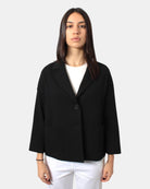 CIRCOLO 1901 - Blazer Monopetto Nero - 10Decimi