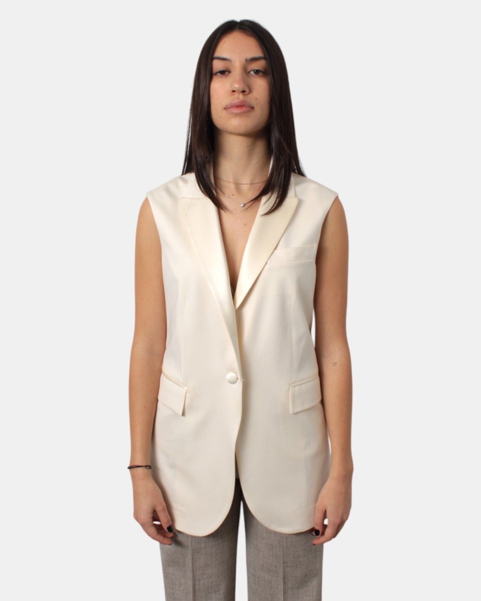 CIRCOLO 1901 - Gilet Panna - 10Decimi