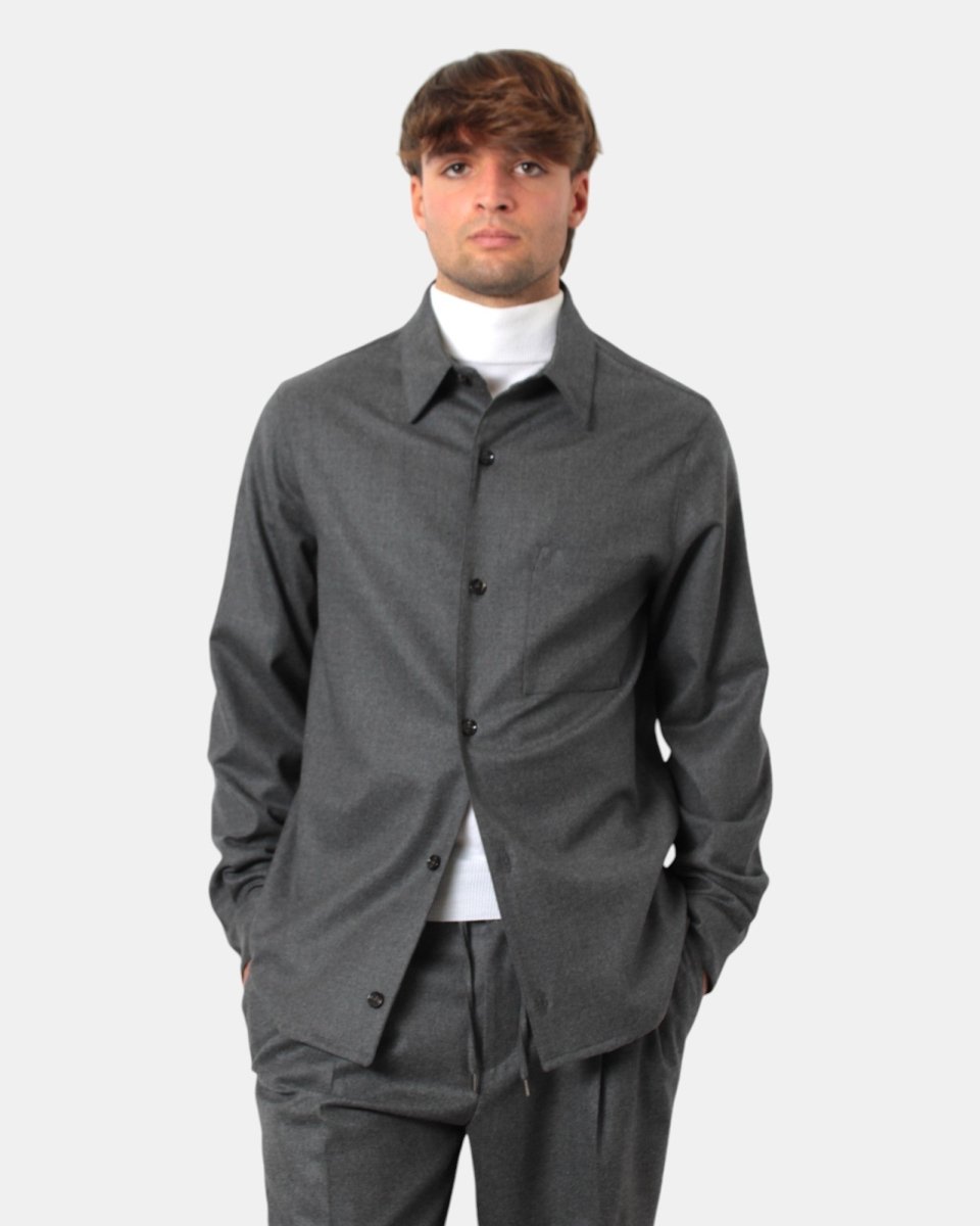 GIACCA CAMICIA BE.ABLE MOD. BLAKE - GRIGIO MEDIO - 10Decimi