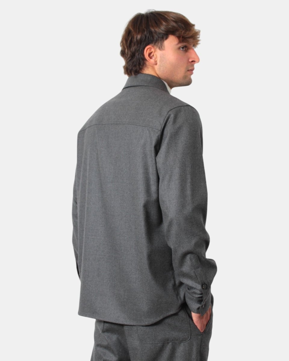 GIACCA CAMICIA BE.ABLE MOD. BLAKE - GRIGIO MEDIO - 10Decimi