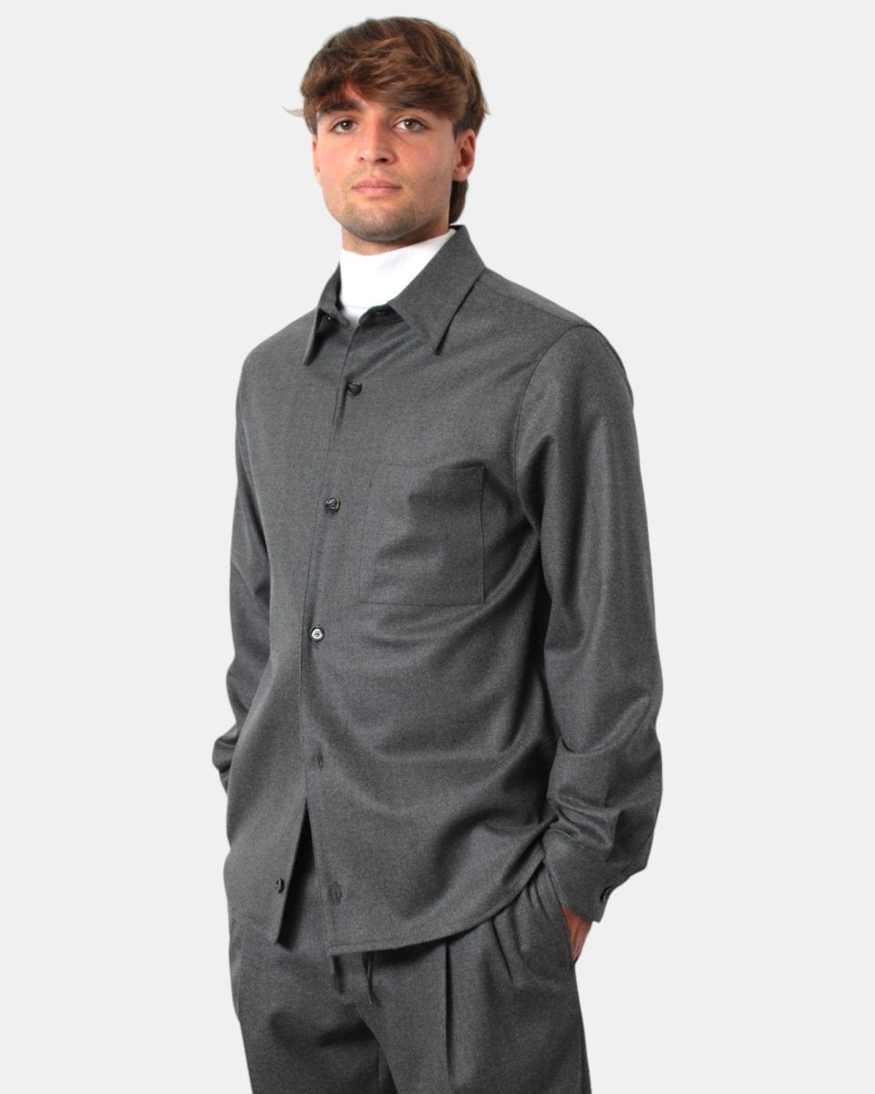 GIACCA CAMICIA BE.ABLE MOD. BLAKE - GRIGIO MEDIO - 10Decimi