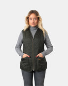 GILET BARBOUR MOD. BETTY LINER - DARK OLIVE - 10Decimi