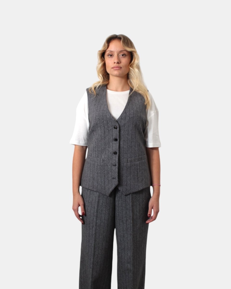 GILET CIRCOLO 1901 - GRAY - 10Decimi