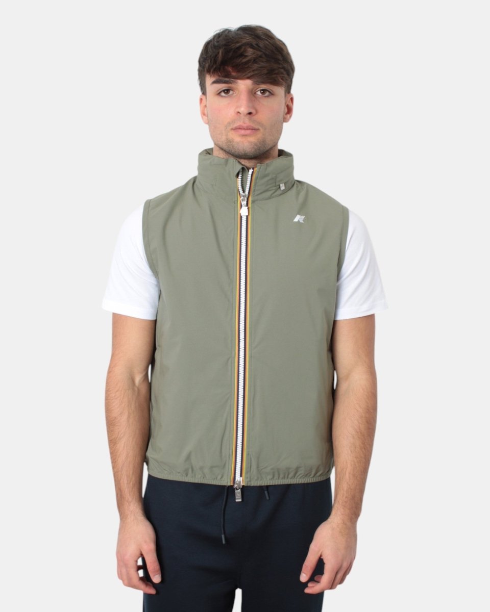 GILET K WAY MOD. VALEN STRETCH DOT - V15 GREEN LICHEN - 10Decimi