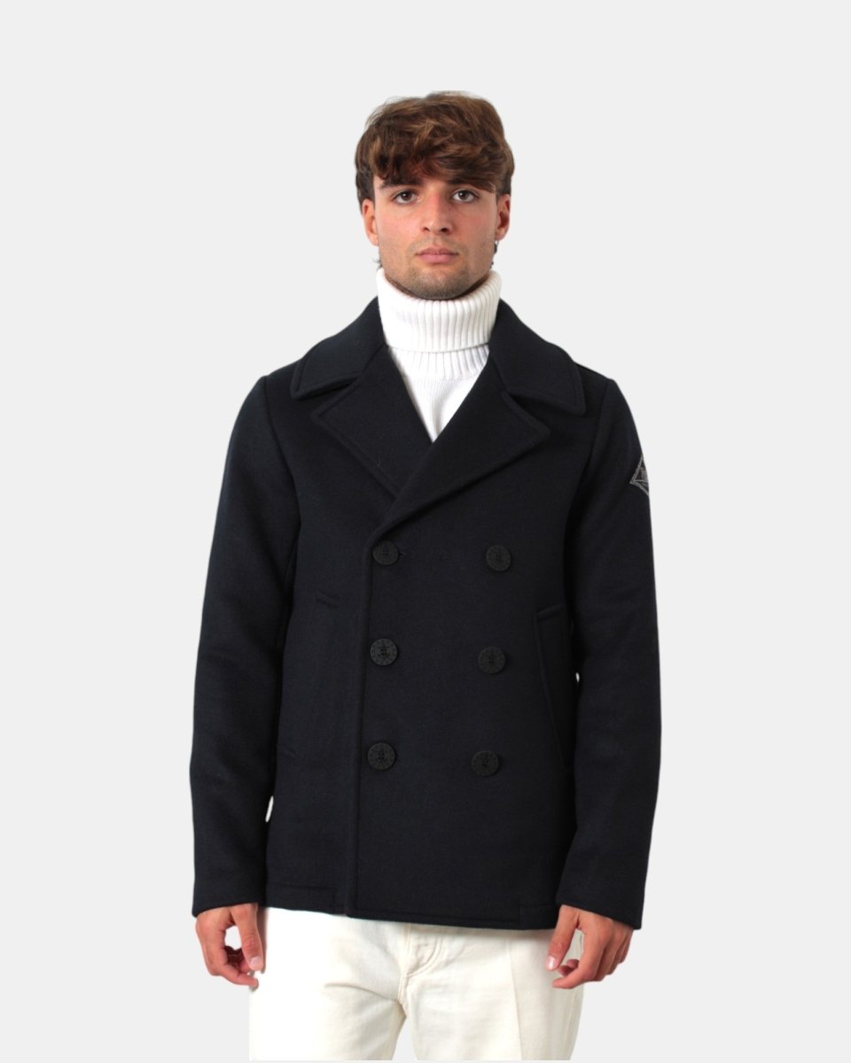 GIUBBOTTO ROY ROGER'S MOD. PEACOAT - BLU - 10Decimi