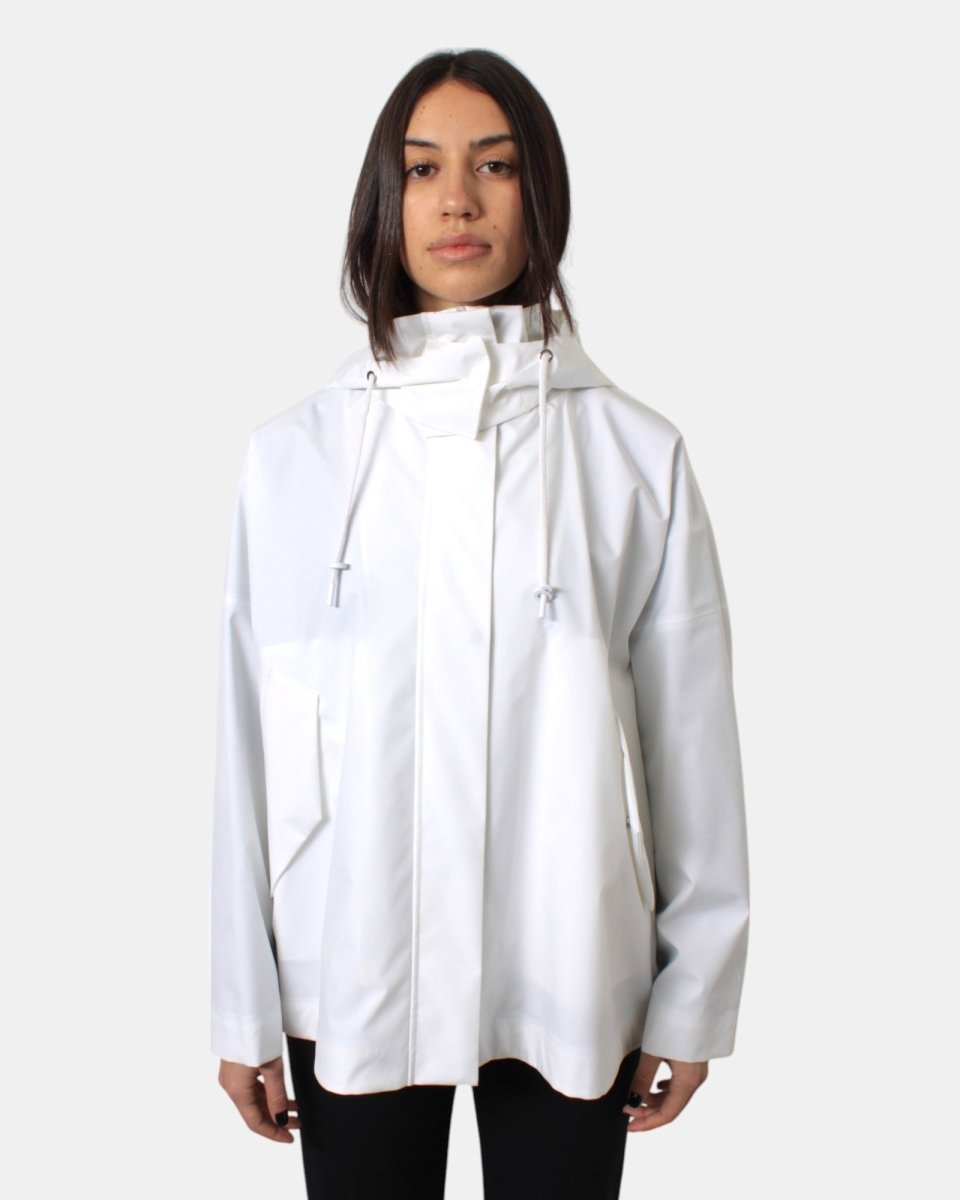 IMPERMEABILE MAX MARA LEISURE MOD. PRESTON - 010 BIANCO OTTICO - 10Decimi