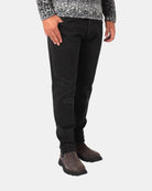 JEANS NINE IN THE MORNING CINQUE TASCHE ROCK SKINNY - NERO - 10Decimi