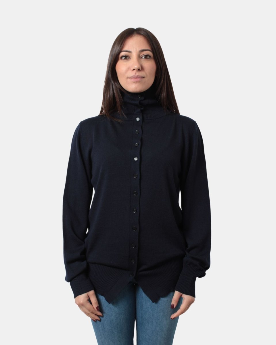 LIVIANA CONTI - Cardigan Blu - 10Decimi