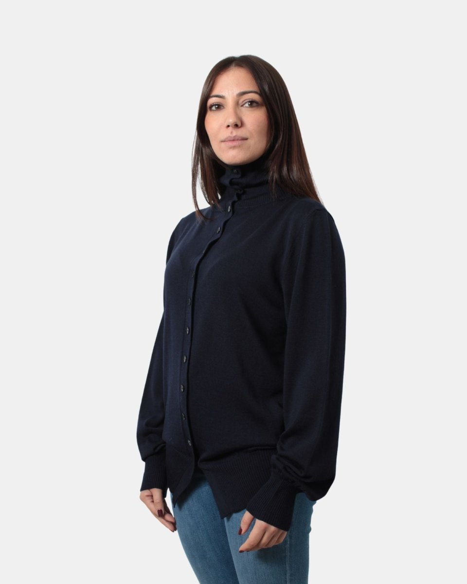 LIVIANA CONTI - Cardigan Blu - 10Decimi