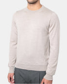 MAGLIA A GIROCOLLO BELLWOOD - 000011 BEIGE - 10Decimi