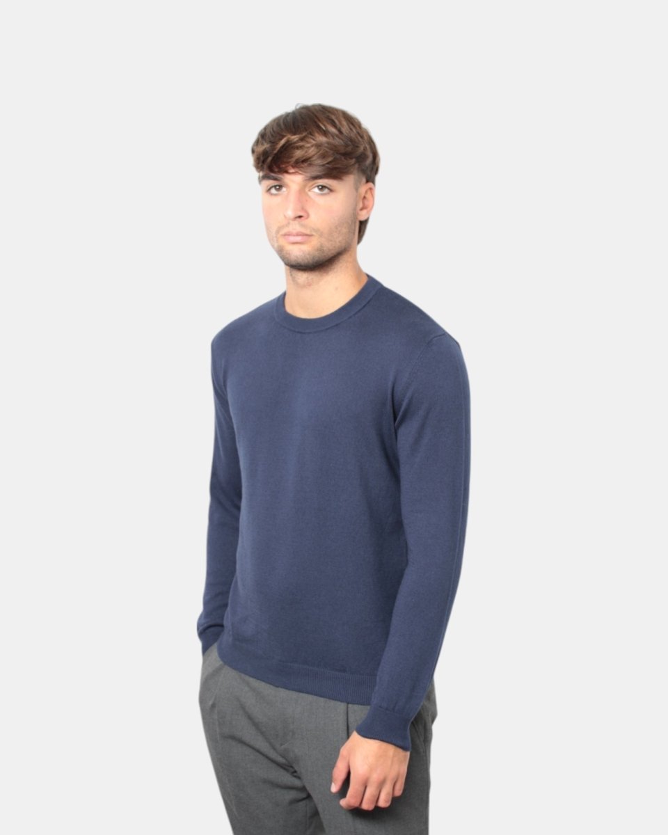 MAGLIA A GIROCOLLO BELLWOOD - 000015 BLU SCURO - 10Decimi