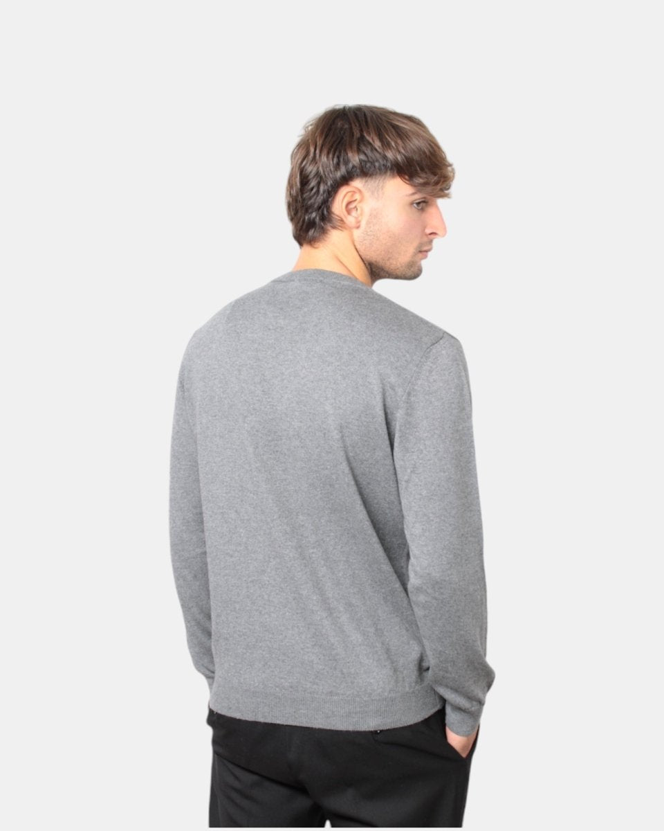 MAGLIA A GIROCOLLO BELLWOOD - 000072 GRIGIO FLANELLA - 10Decimi