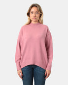 MAGLIA A GIROCOLLO JIJIL - BLUSH - 10Decimi