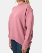 MAGLIA A GIROCOLLO JIJIL - BLUSH - 10Decimi