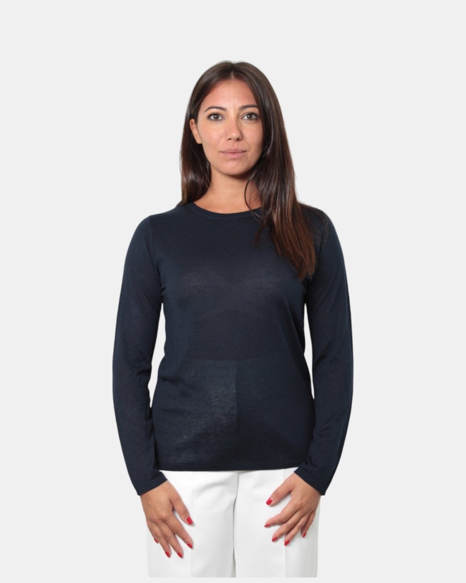 MAGLIA A GIROCOLLO KANGRA - 00013 NERO - 10Decimi