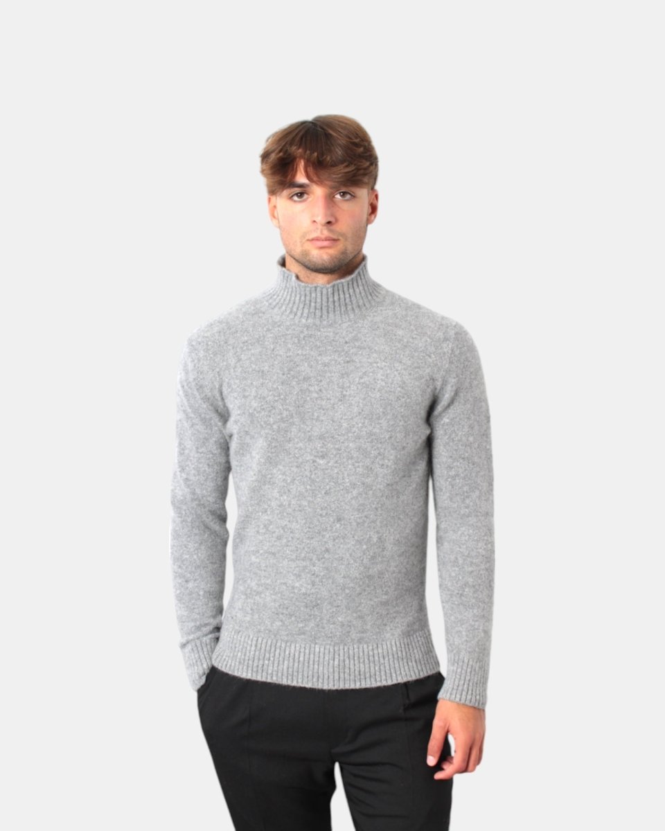 MAGLIA A GIROCOLLO KANGRA - 00029 GRIGIO - 10Decimi