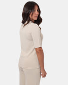 MAGLIA A GIROCOLLO MAX MARA LEISURE MOD. TAHITI - 001 BEIGE - 10Decimi