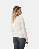 MAGLIA A GIROCOLLO MC2 SAINT BARTH - BLEND WS TRICOT 10 OFF WHITE - 10Decimi