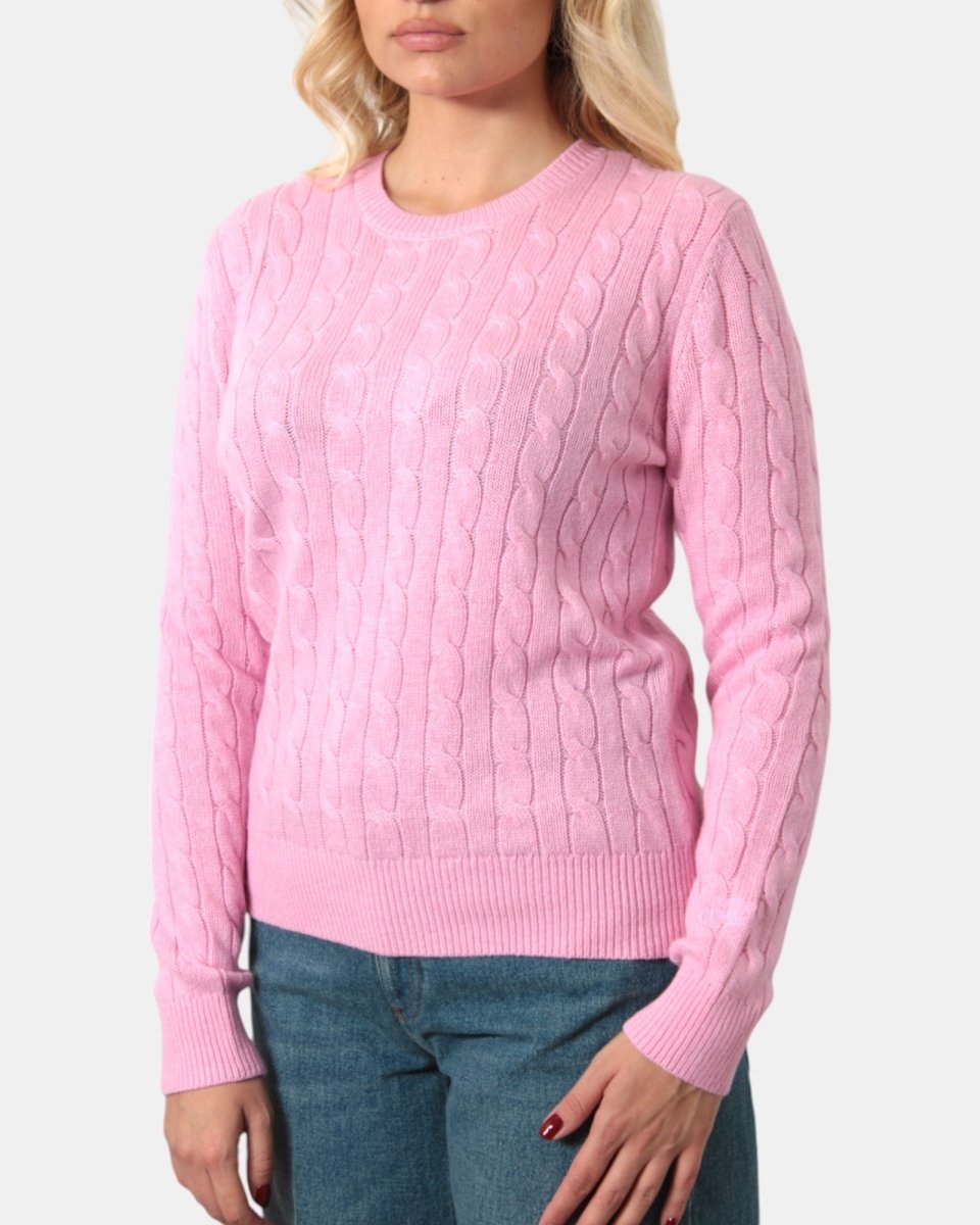 MAGLIA A GIROCOLLO MC2 SAINT BARTH - BLEND WS TRICOT 23 BUBBLE PINK - 10Decimi