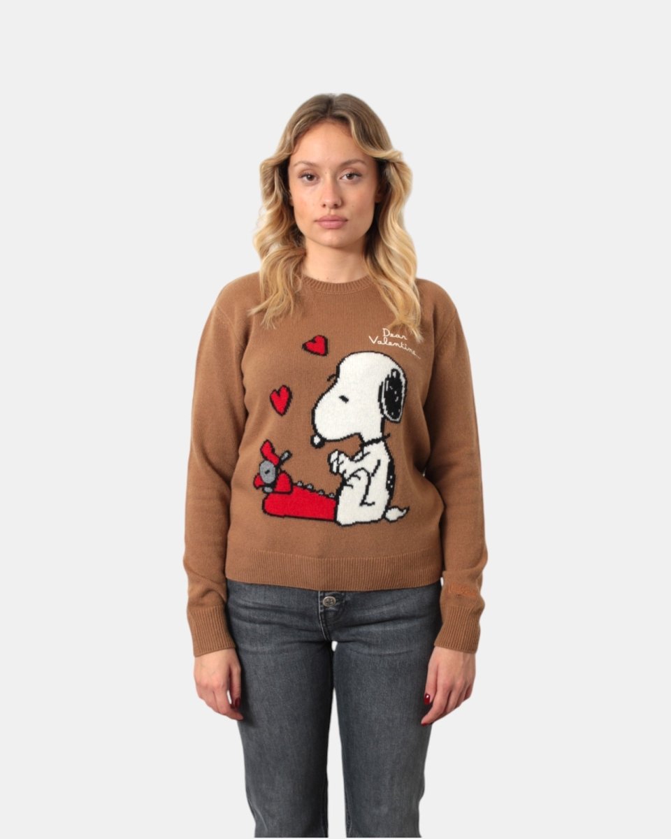 MAGLIA A GIROCOLLO MC2 SAINT BARTH - SNOOPY VALENTINE 19 EMB - 10Decimi