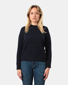 MAGLIA A GIROCOLLO ROBERTO COLLINA - NAVY - 10Decimi