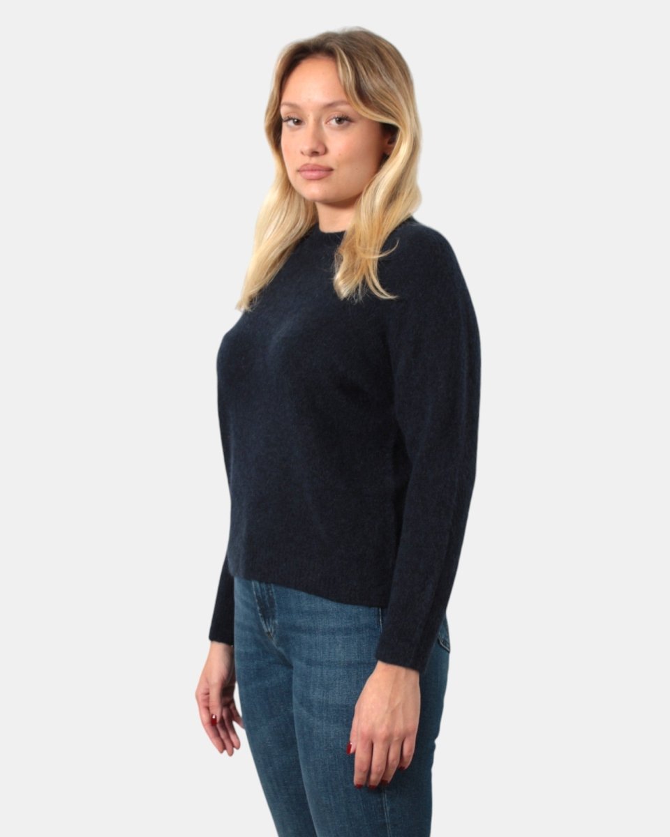 MAGLIA A GIROCOLLO ROBERTO COLLINA - NAVY - 10Decimi