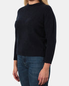 MAGLIA A GIROCOLLO ROBERTO COLLINA - NAVY - 10Decimi