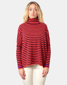 MAGLIA A GIROCOLLO STRIPES SUNSET - 10Decimi