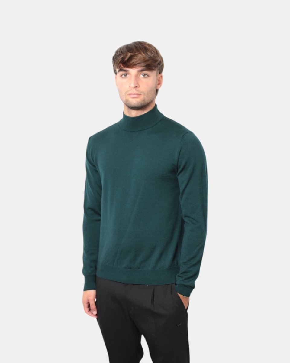 MAGLIA A LUPETTO BELLWOOD - 000019 VERDE SCURO - 10Decimi