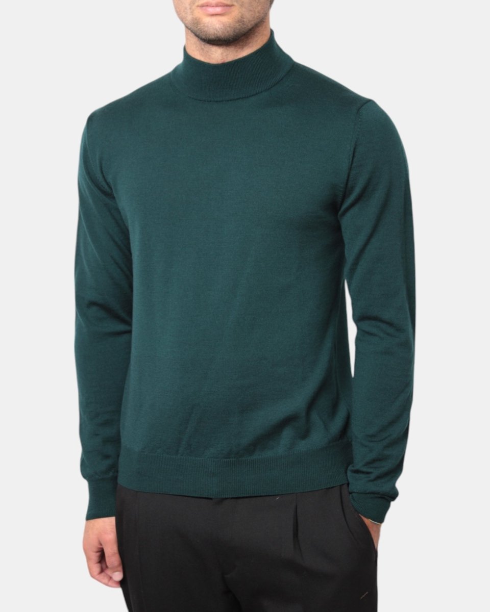 MAGLIA A LUPETTO BELLWOOD - 000019 VERDE SCURO - 10Decimi