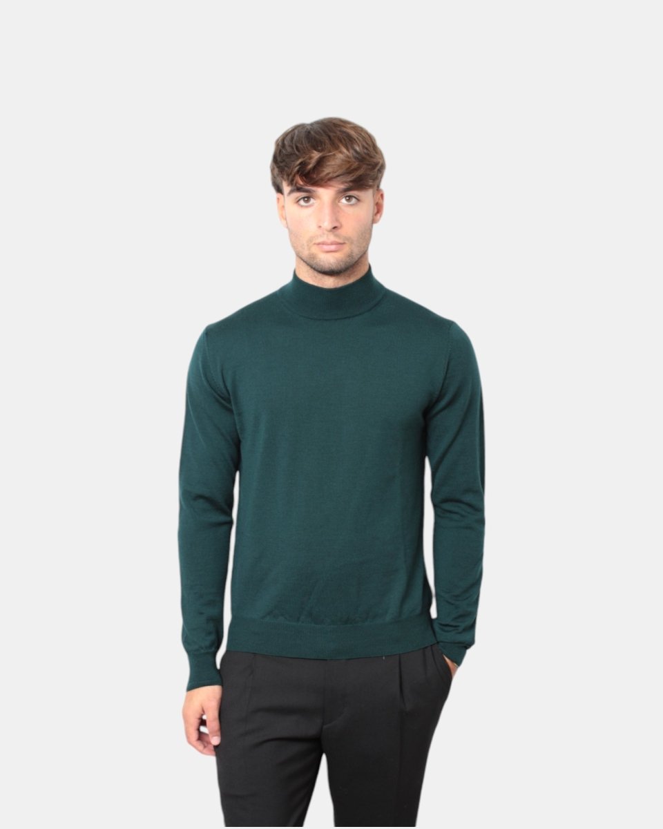 MAGLIA A LUPETTO BELLWOOD - 000019 VERDE SCURO - 10Decimi