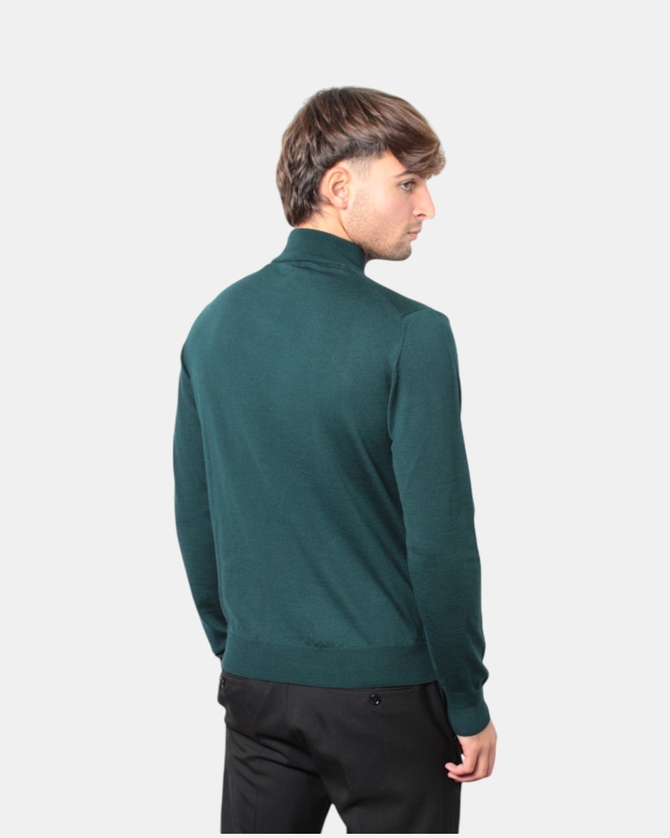 MAGLIA A LUPETTO BELLWOOD - 000019 VERDE SCURO - 10Decimi