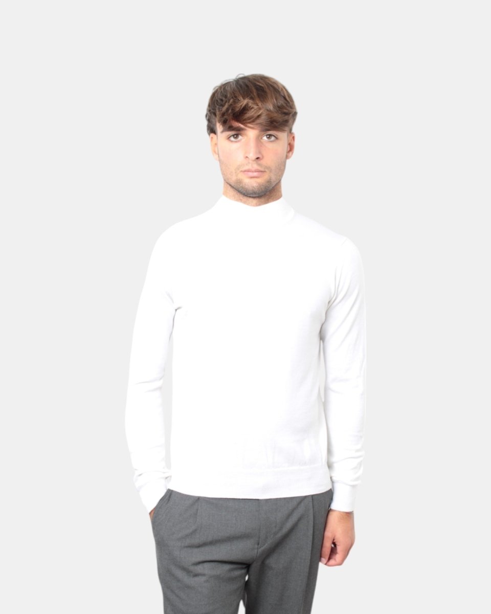 MAGLIA A LUPETTO BELLWOOD - 000021 LATTE - 10Decimi