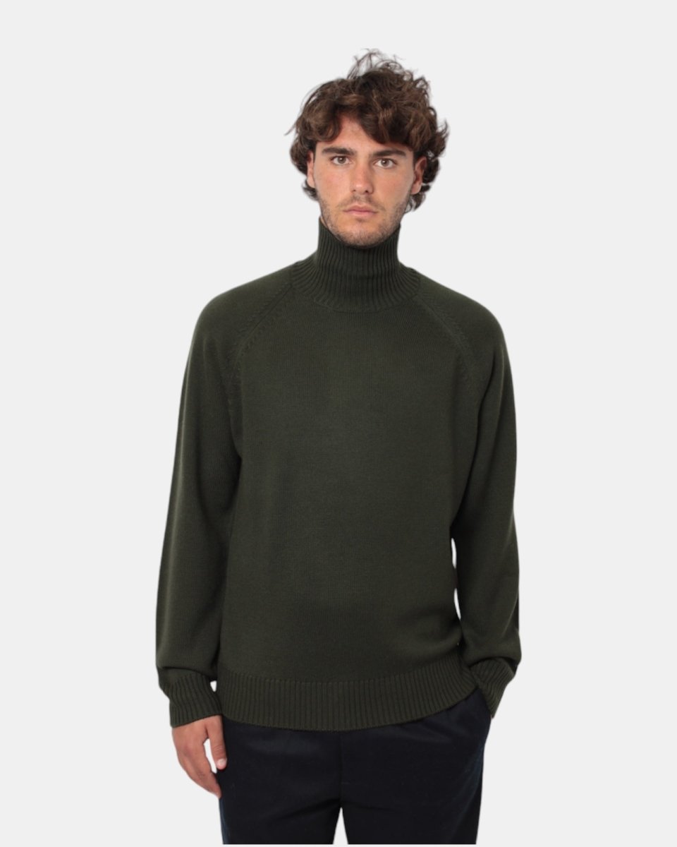 MAGLIA A LUPETTO PAOLO PECORA - 5334 MILITARE - 10Decimi