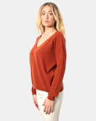 MAGLIA A V CINNAMON - 10Decimi