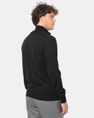 MAGLIA CON ZIP KANGRA - 00013 NERO - 10Decimi