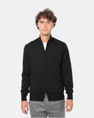 MAGLIA CON ZIP KANGRA - 00013 NERO - 10Decimi