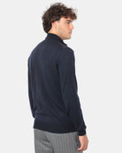 MAGLIA CON ZIP KANGRA - 00041 BLU - 10Decimi